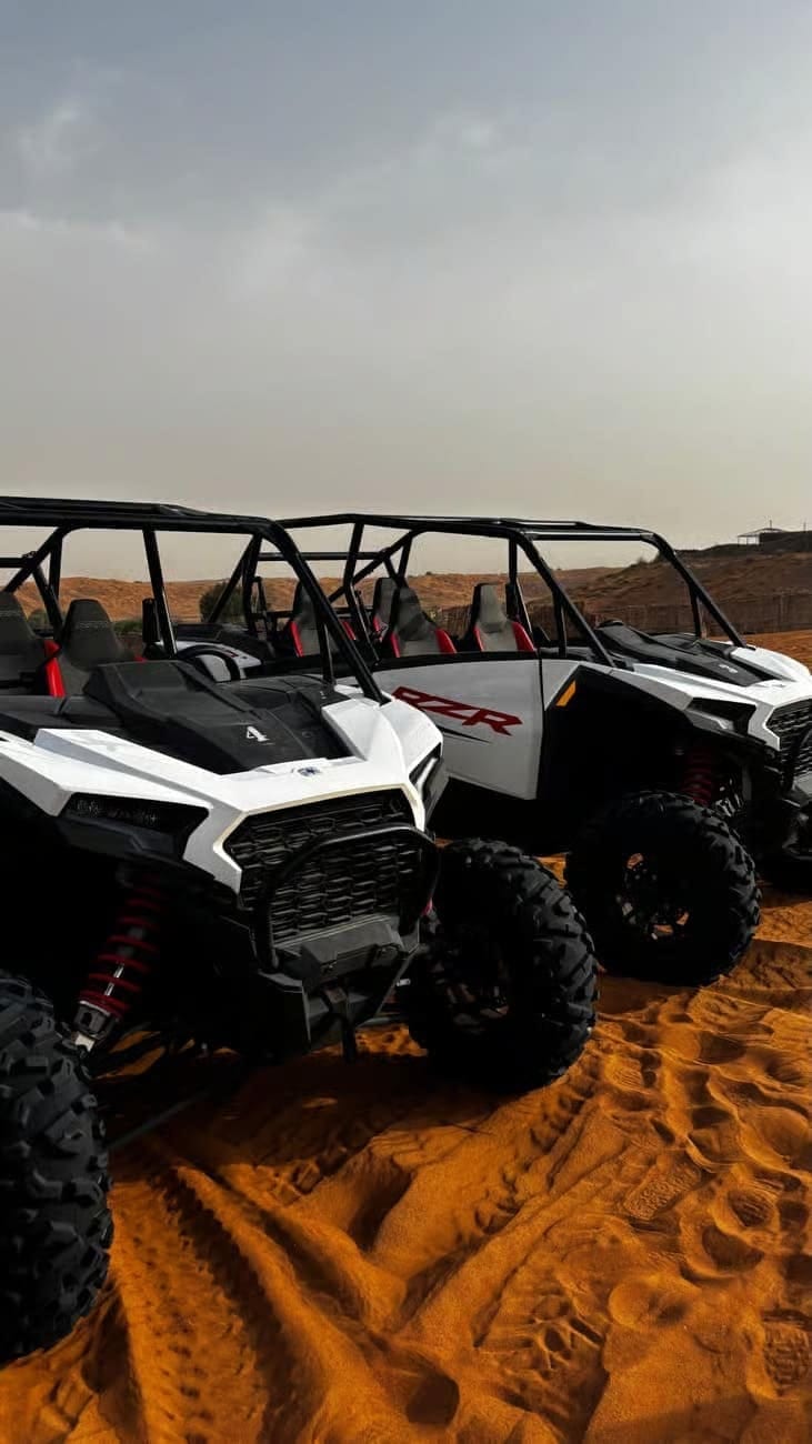 Das abendliche Quad-Safari-Camp